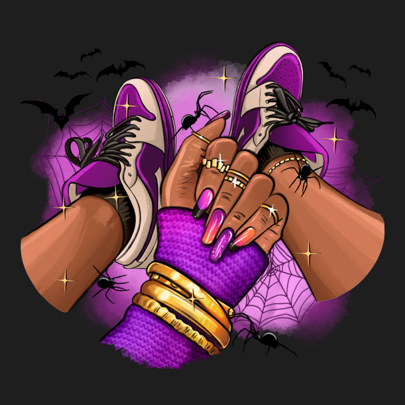 Halloween Afro Sneakers Classic Tee by RanaPortraitStore | Teevron