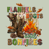 Flannels Boots And Bonfires Long Sleeve Tee | Teevron