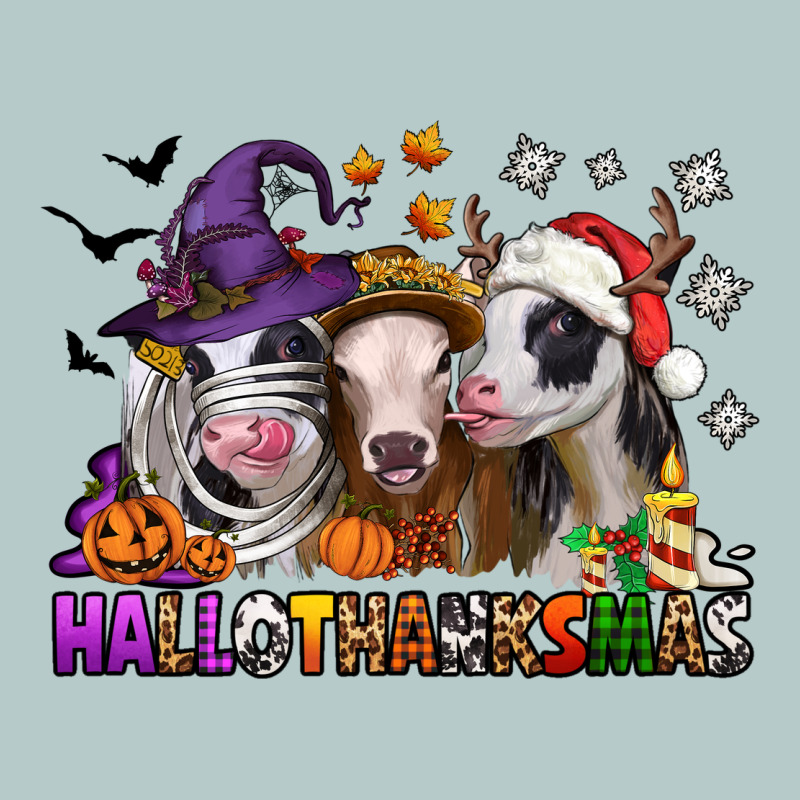 Happy Hallothanksmas Heifers Heavy Core Tee by NancyCooperArtShop | Teevron