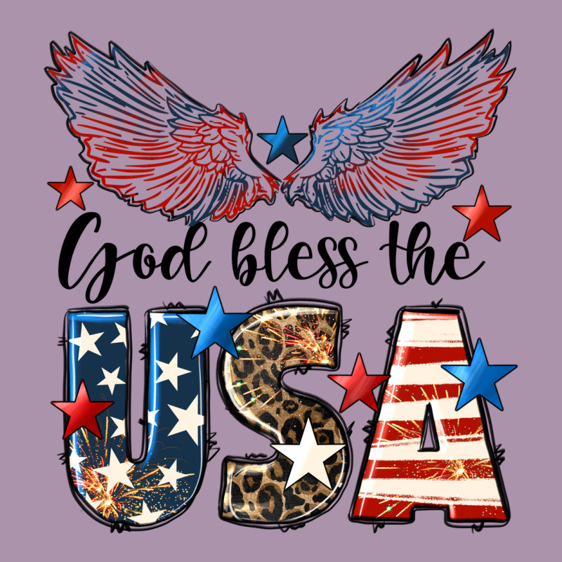 Western God Bless The Usa 4th Of July Heavyweight Hoodie by LillyAllenDesigns | Teevron