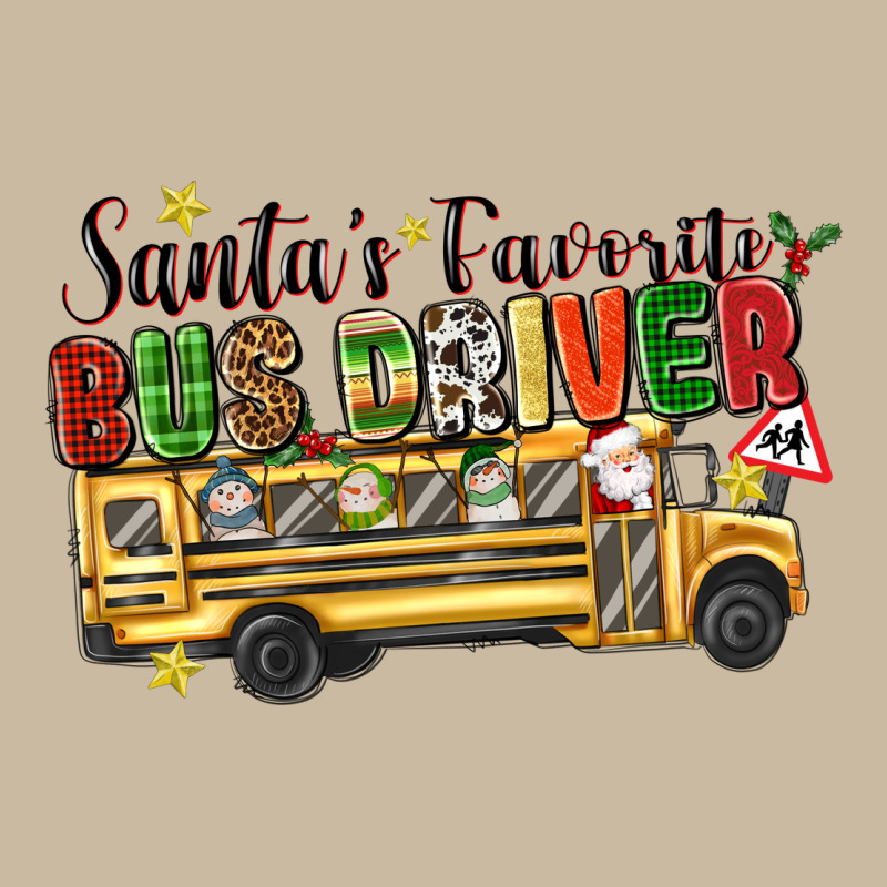 Santas Favorite Bus Driver Long Sleeve Tee by texasbilliewilder | Teevron