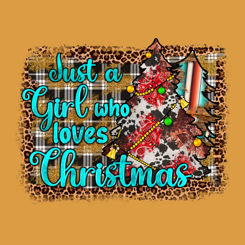 Just A Girl Who Loves Christmas Urban Heavy Tee by JahusDesignShop | Teevron