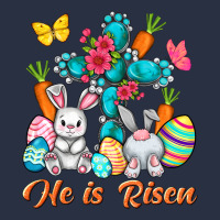 He Is Risen With Cross Easter Day Heavyweight Sweatshirt | Teevron