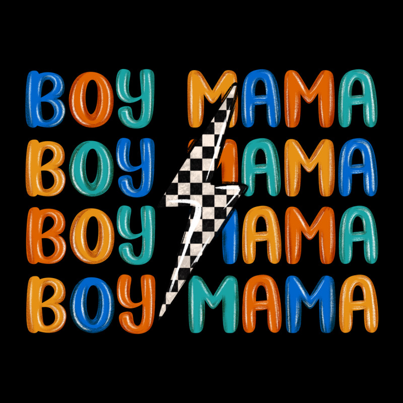 Boy Mama Lightning Bolt Heavy Core Tee by MaliasSmallBusiness | Teevron