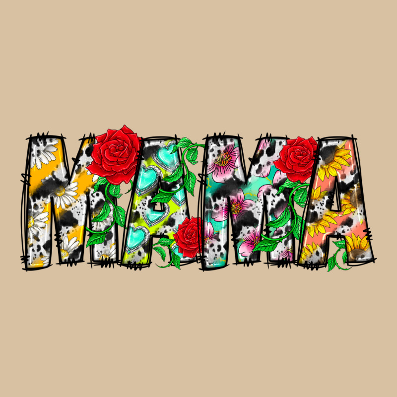 Floral Animal Print Mama Heavyweight Hoodie by CowhideDigitalArt | Teevron