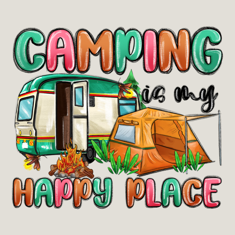 Camping Is My Happy Place Heavy Core Tee by MaliasSmallBusiness | Teevron