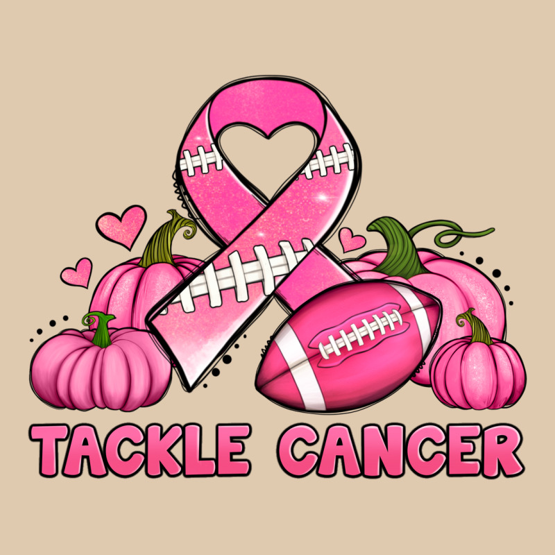 Tackle Cancer Pumpkins Football And Ribbon Breast Cancer Awareness Classic Tee by Jasminsmagicworld | Teevron
