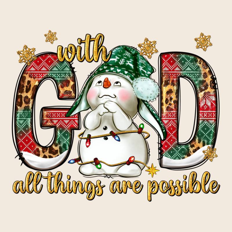 With God All Things Are Possible With Snowman Bbs Zipper Hoodie by BundleAndBundleShop | Teevron