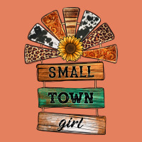 Small Town Girl Western Windmill Wooden Boards Classic Tee | Teevron