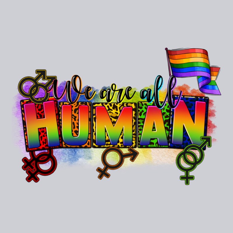 We Are All Human Heavyweight Sweatshirt by CowGirlArtShop | Teevron