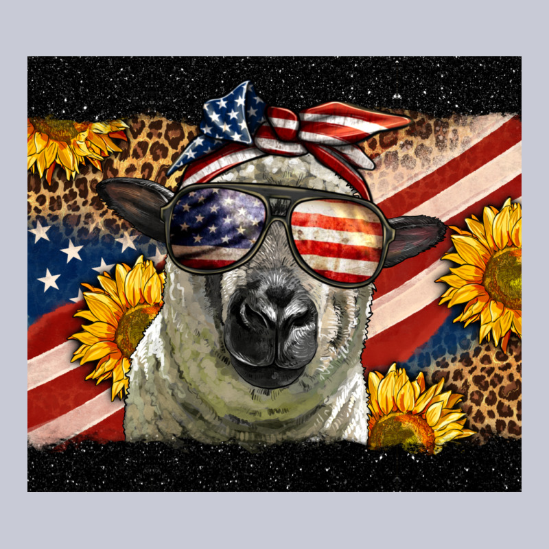 Western 4th Of July Sheep Heavyweight Hoodie by LillyAllenDesigns | Teevron