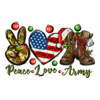 peace love army christmas | Teevron
