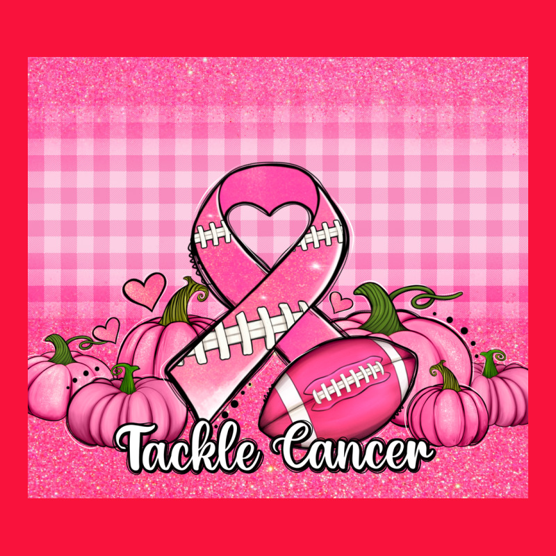 Tackle Cancer Pumpkins Football And Ribbon Classic Tee by Jasminsmagicworld | Teevron