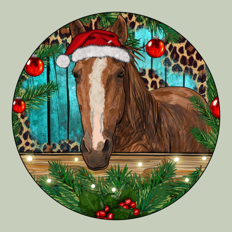 Brown Horse Christmas Long Sleeve Tee by RanaPortraitStore | Teevron