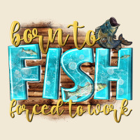 Born To Fish Forced To Work Ladies Tee | Teevron