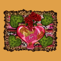 Western Background Valentine's Day Premium Hoodie | Teevron