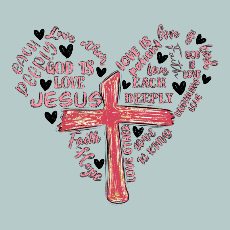 Retro Christian Valentine Heavy Core Tee by MaliasSmallBusiness | Teevron