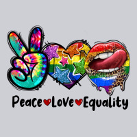 Peace Love Equality Lgbt+ Heavyweight Sweatshirt | Teevron