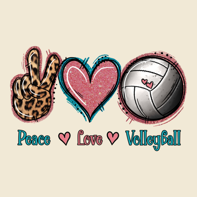 Peace Love Volleyball Ladies Tee by Jasminsmagicworld | Teevron