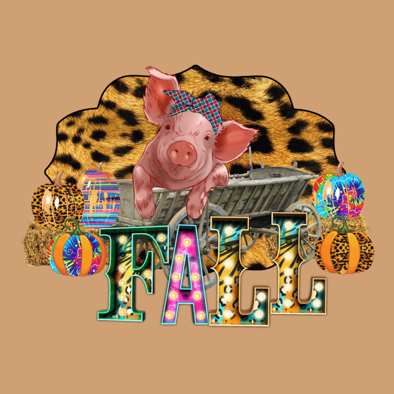 Fall Scene Pumpkin Watercolor Pig Wagon Serape Cheetah Vintage Tee by Bettercallsaul | Teevron