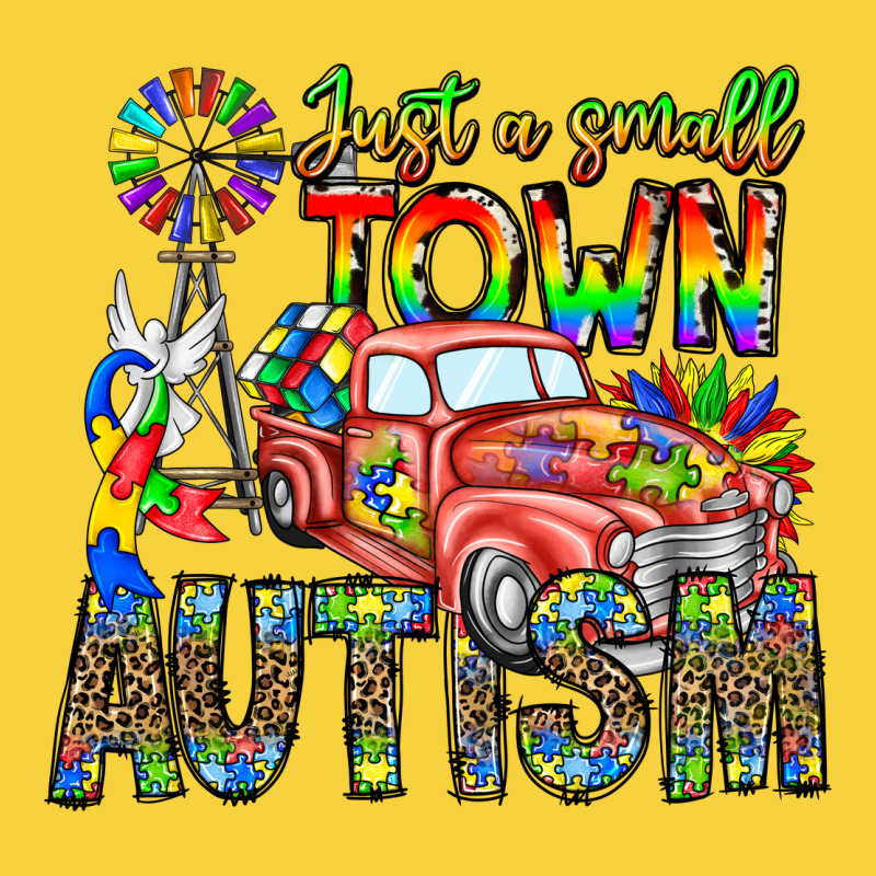 Just A Girl Small Town Autism Premium Sweatshirt by CowhideDigitalArt | Teevron