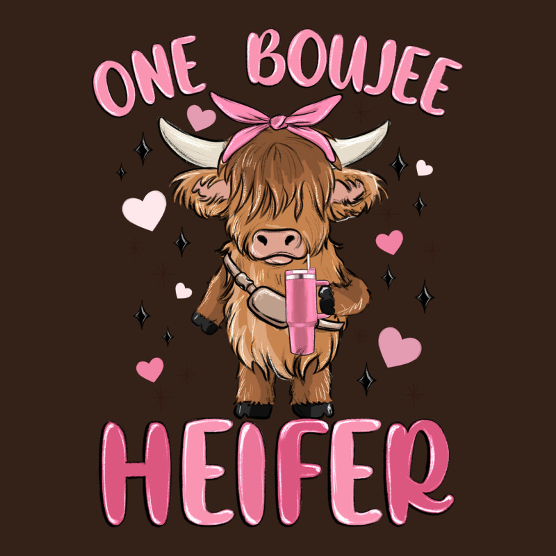 One Boujee Heifer Heavy Core Tee by MaliasSmallBusiness | Teevron