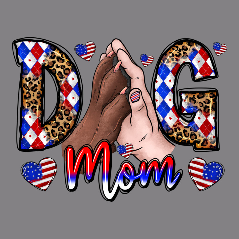 America Dog Mama Heavyweight Hoodie by CowhideDigitalArt | Teevron