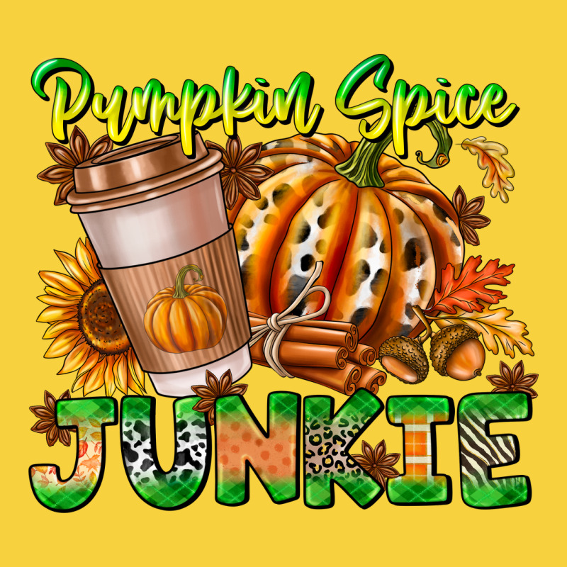 Pumpkin Spice Junkie Premium Sweatshirt by CowhideDigitalArt | Teevron