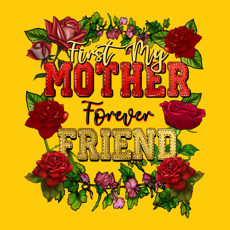 First My Mother Forever My Friend Mother's Day Premium Hoodie by FaDigitalArtStudio | Teevron