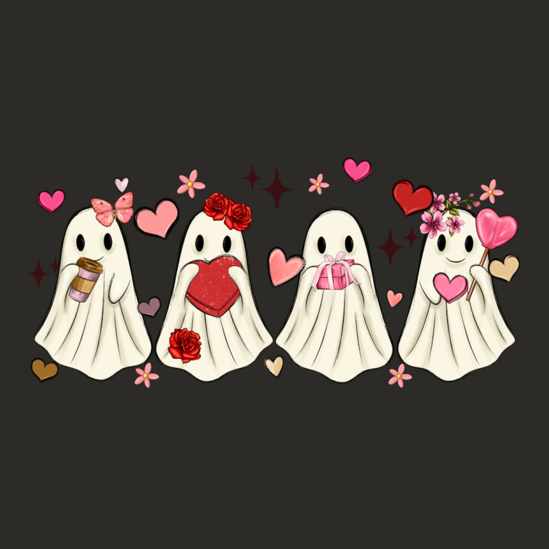 Valentines Day Ghost Heavy Core Tee by MaliasSmallBusiness | Teevron