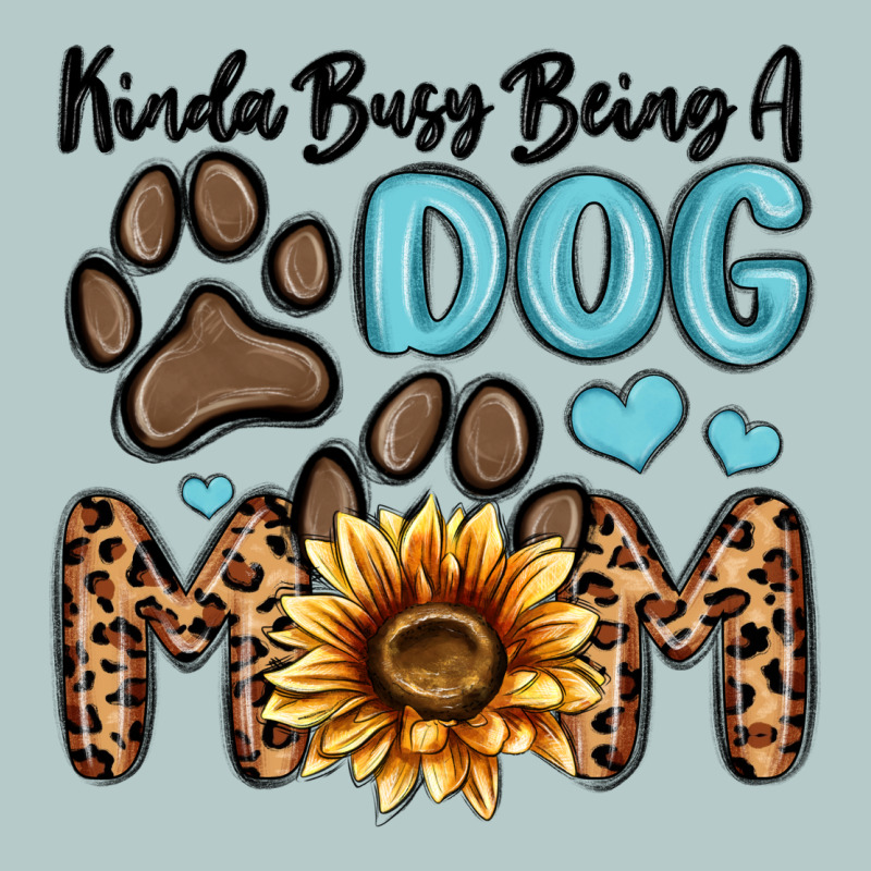 Kinda Busy Being A Dog Mom Heavy Core Tee by MaliasSmallBusiness | Teevron