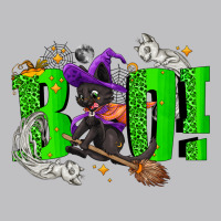Boo! With Black Cat Halloween Long Sleeve Tee | Teevron