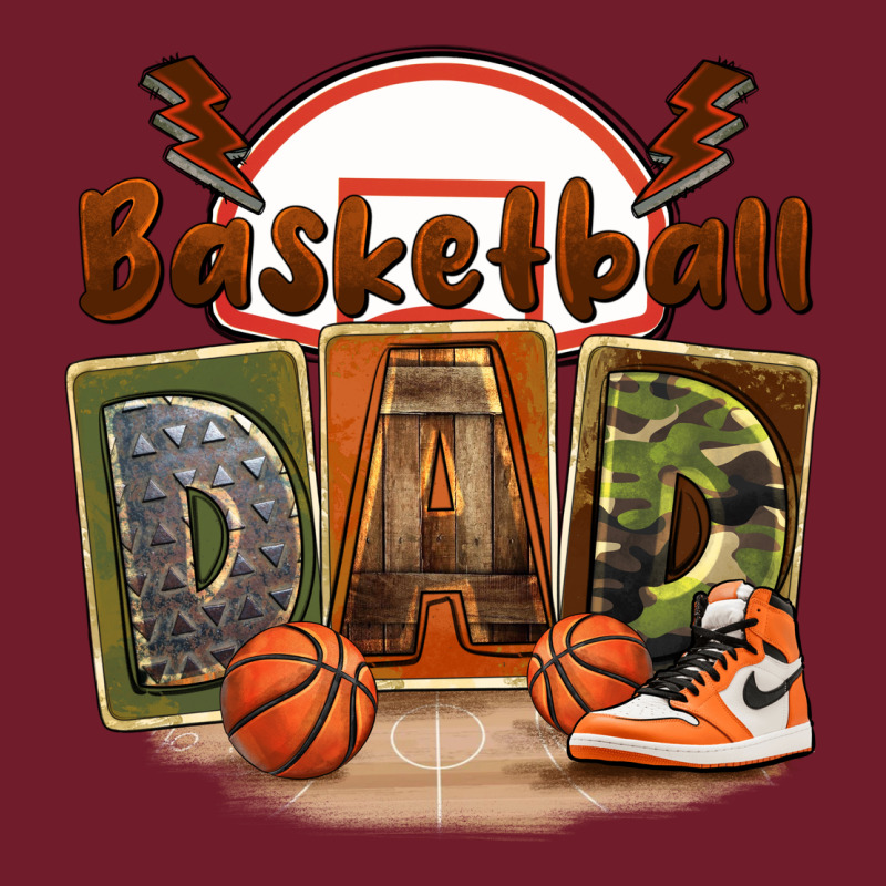 Basketball Dad Zipper Hoodie by FaDigitalArtStudio | Teevron