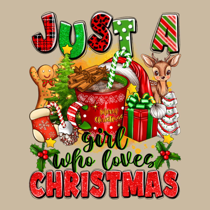 Just A Girl Who Loves Christmas Long Sleeve Tee by texasbilliewilder | Teevron