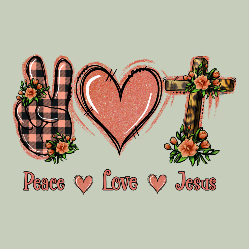 Peace Love Jesus Ladies Tee by Jasminsmagicworld | Teevron