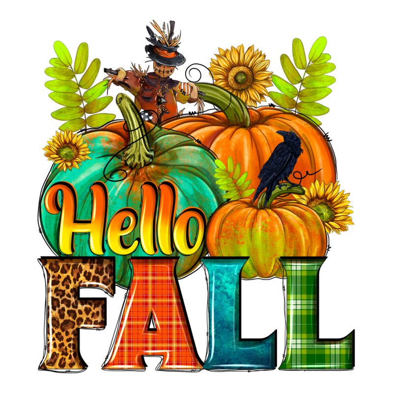 Hello Fall Long Sleeve Tee by NancyCooperArtShop | Teevron