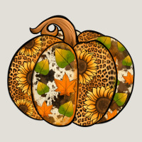 Leopard Cowhide Sunflower Pumpkin Heavy Core Tee | Teevron