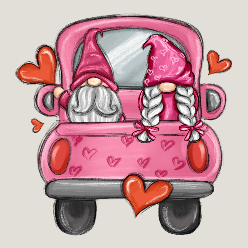 Valentines Day Gnome Truck Heavy Core Tee by MaliasSmallBusiness | Teevron