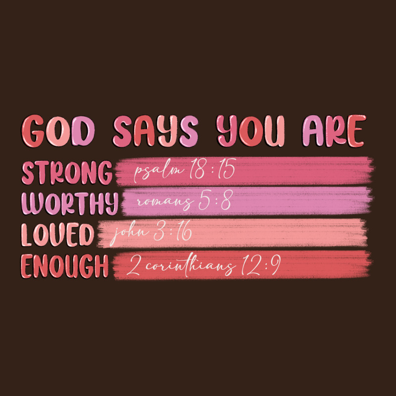 God Says You Are Heavy Core Tee by MaliasSmallBusiness | Teevron
