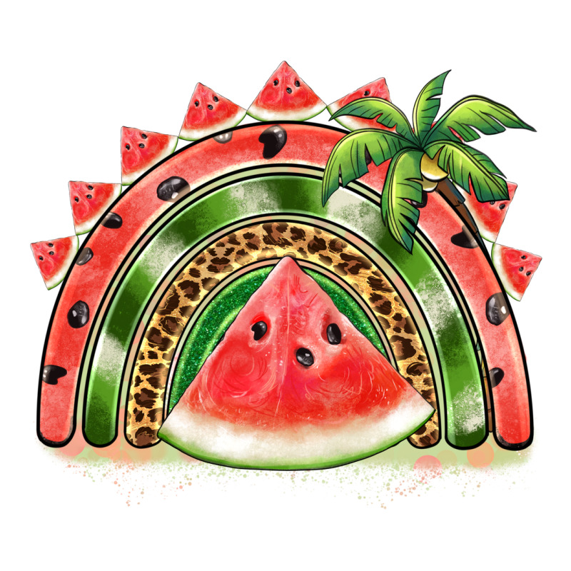 Watermelon Slice  Rainbow Classic Tee by BarkalooDesign | Teevron