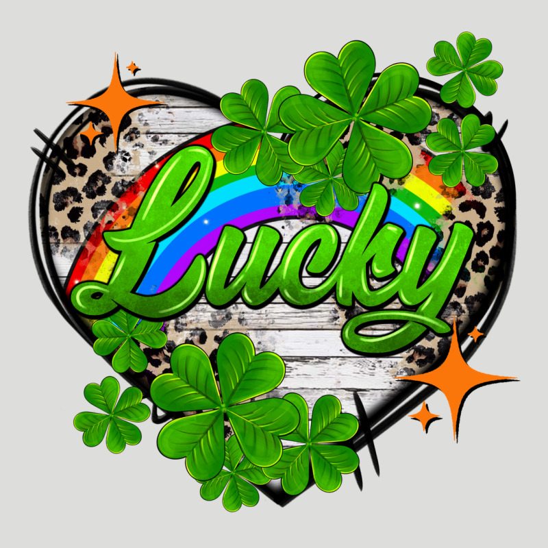 Lucky Heart St. Patricks Day Zipper Hoodie by FaDigitalArtStudio | Teevron