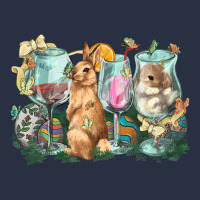 Easter Day Wine Glasses Bunny Heavyweight Sweatshirt | Teevron