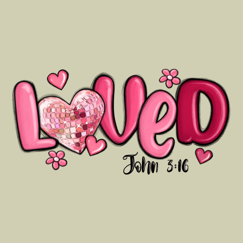 Valentine's Day Loved John 3 16 Heavy Core Tee by MaliasSmallBusiness | Teevron