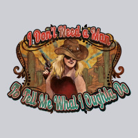 I Don't Need A Man Cowgirl Western Heavyweight Sweatshirt | Teevron