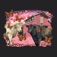 Valentine's Day Barn And Black Angus With Charolais Vintage Tee | Teevron