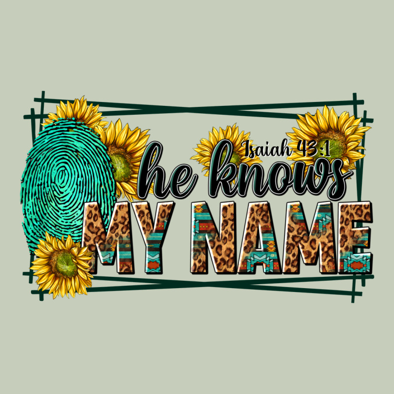 He Knows My Name Isaiah 43 1 Ladies Tee by NancyCooperArtShop | Teevron
