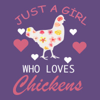 Just A Girl Who Love Chickens Vintage Hoodie | Teevron