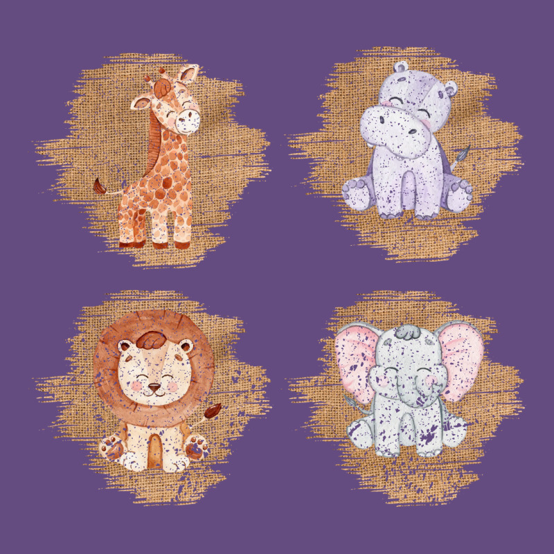 Safari Baby Animal Clipart Vintage Hoodie by Bettercallsaul | Teevron