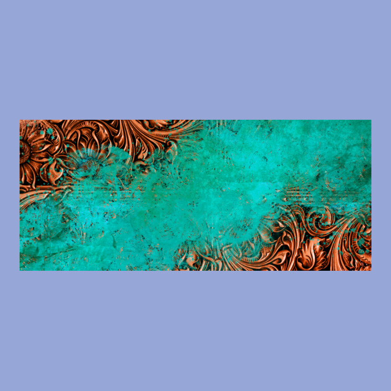 Tooled Leather Turquoise Glitter 11oz Mug Classic Tee by Jasminsmagicworld | Teevron