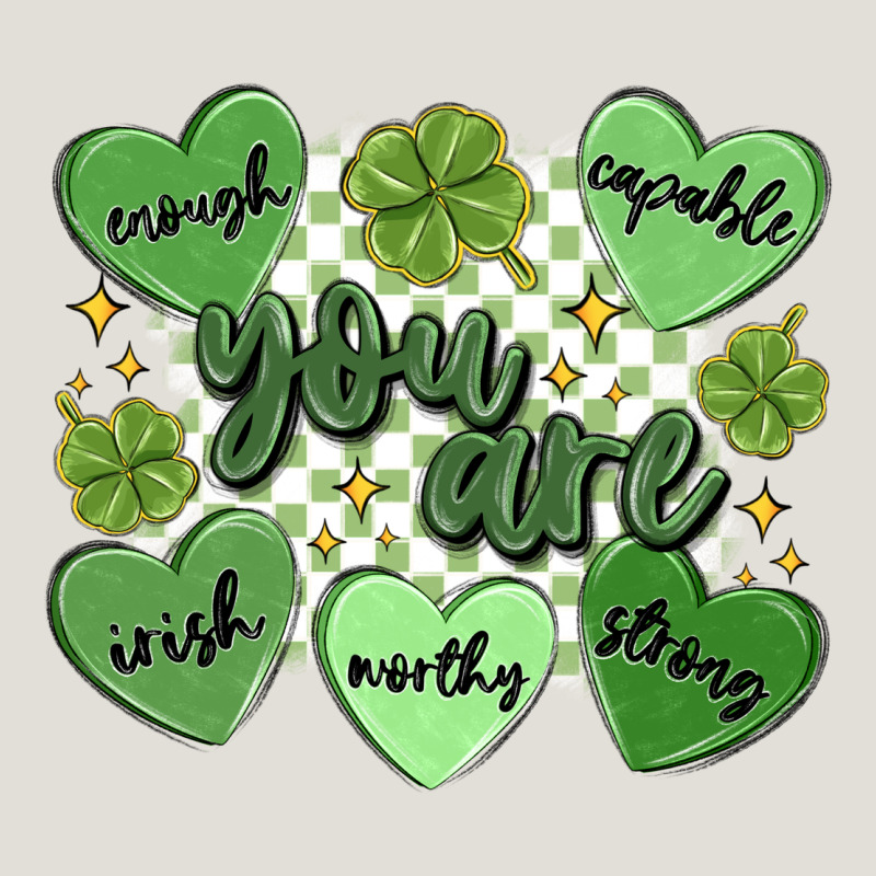 St. Patrick's Day Positive Affirmations Heavy Core Tee by MaliasSmallBusiness | Teevron